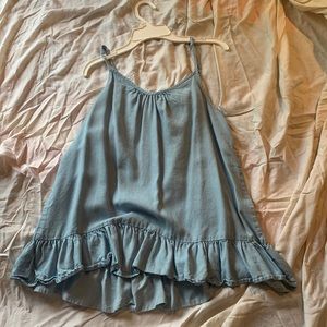 Denim a.n.a. top, size M